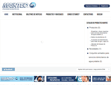 Tablet Screenshot of maintec.com.ar