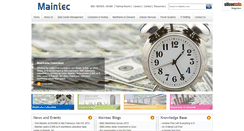 Desktop Screenshot of maintec.com