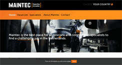 Desktop Screenshot of maintec.net