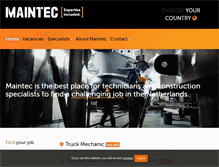 Tablet Screenshot of maintec.net
